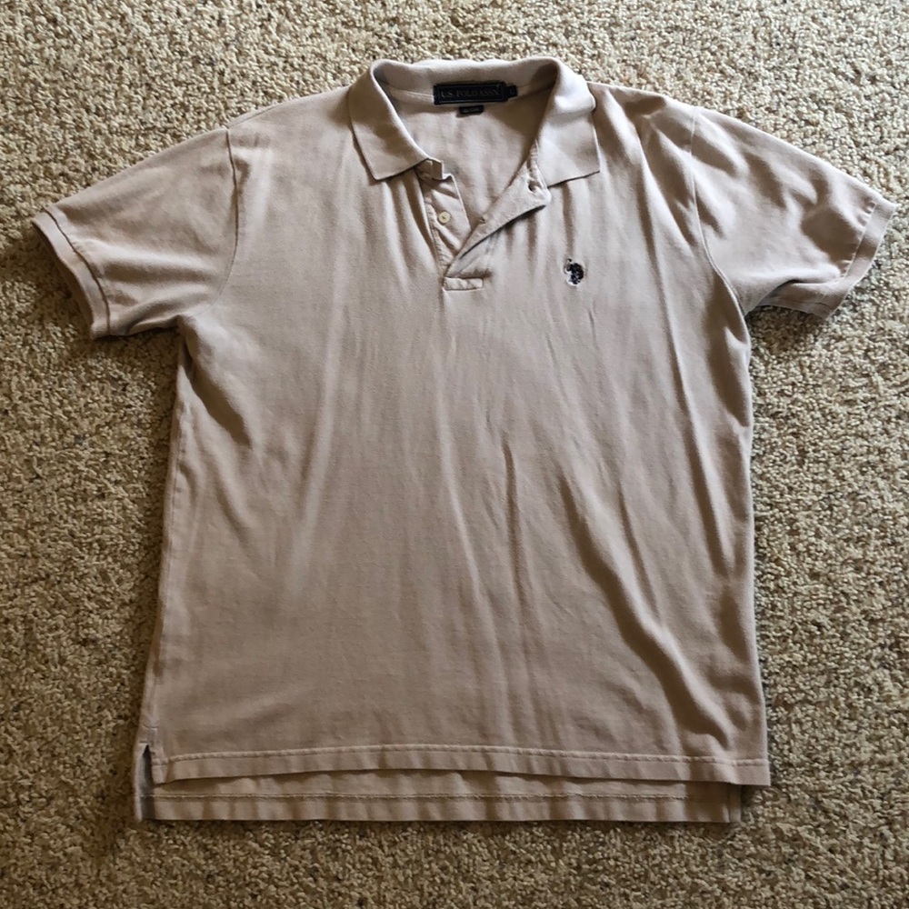 US Polo Assn. Tan Polo Shirt